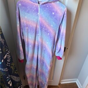 Colorful Starry Hooded Onesie